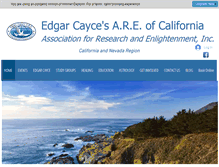 Tablet Screenshot of edgarcayceca.org